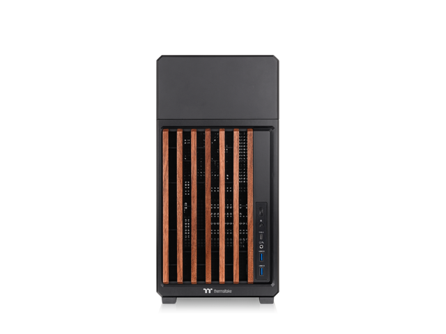 Thermaltake TR300 WS; Wood Trim; Mid Tower; 1x120mm PWM Fan Included; ATX/mATX/mITX Support; 360mm Radiator Support; 410mm GPU Clearance; 260mm PSU...