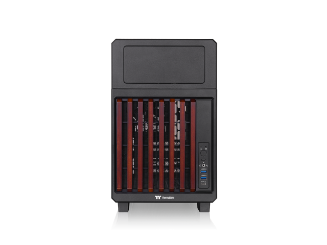 Thermaltake TR200 WS; Micro Chassis; Wood Front Trim; mATX/mITX Support; 360mm Radiator Support; 365mm GPU Clearance; 258mm PSU Clearance; 175mm...