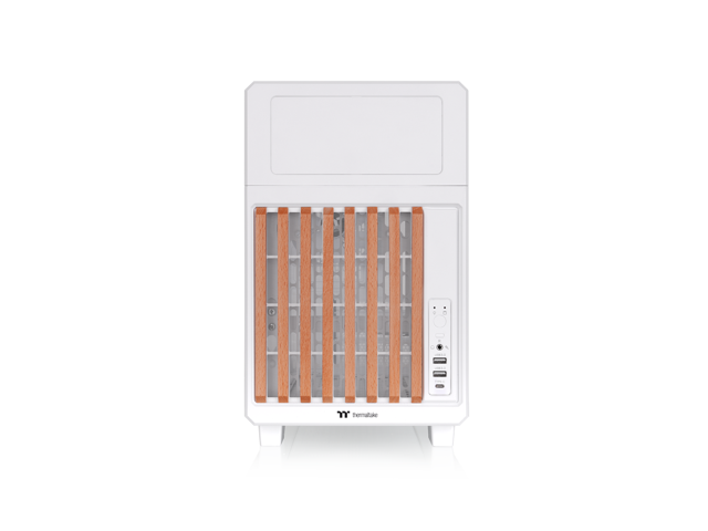 Thermaltake TR200 WS; Micro Chassis; Wood Front Trim; mATX/mITX Support; 360mm Radiator Support; 365mm GPU Clearance; 258mm PSU Clearance; 175mm...