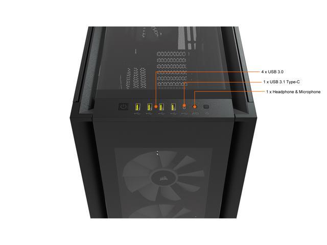 CORSAIR - iCUE 7000X RGB ATX Full-Tower PC Case - Black - image 8