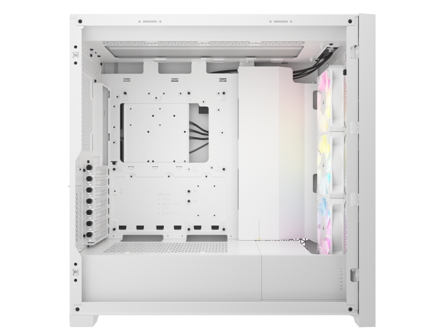 CORSAIR - iCUE 5000D RGB AIRFLOW ATX Mid-Tower PC Case - True White - image 5
