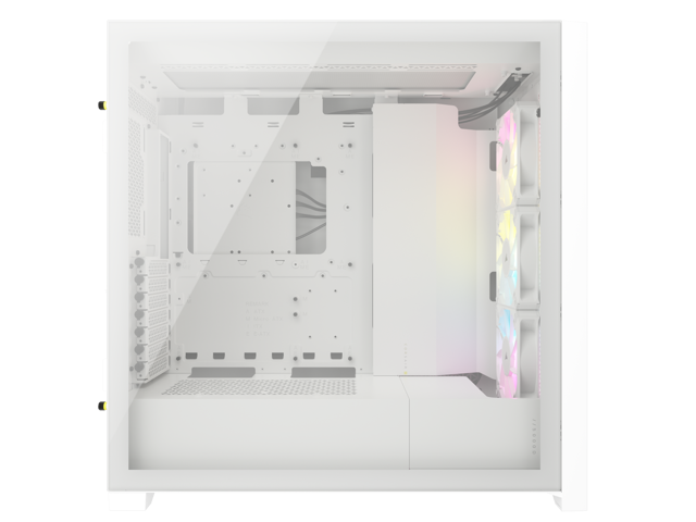 CORSAIR - iCUE 5000D RGB AIRFLOW ATX Mid-Tower PC Case - True White - image 6