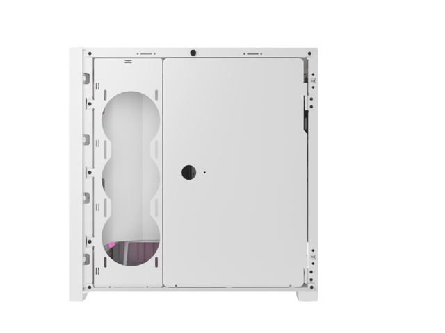 CORSAIR - iCUE 5000D RGB AIRFLOW ATX Mid-Tower PC Case - True White - image 9