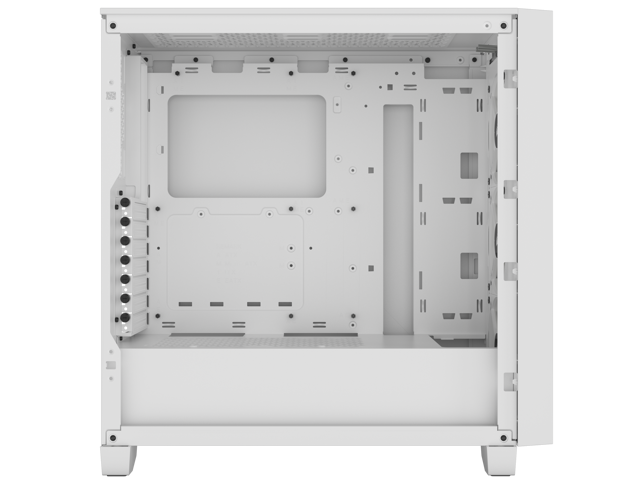 CORSAIR 3000D RGB AIRFLOW Mid-Tower PC Case - White - 3x AR120 RGB Fans - Four-Slot GPU Support - Fits up to 8x 120mm fans - High Airflow Design