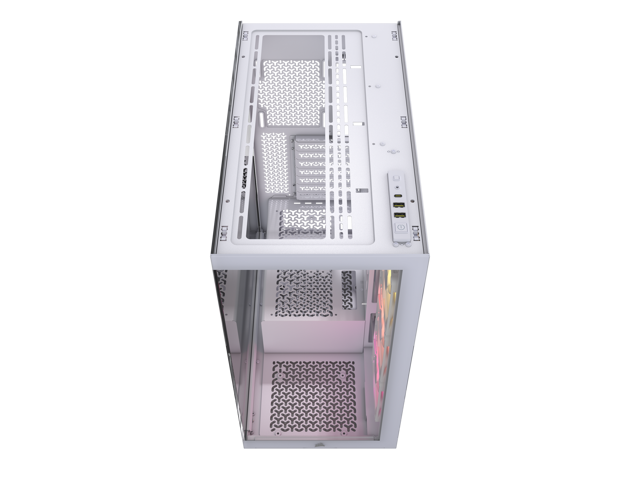 CORSAIR - iCUE LINK 3500X RGB ATX Mid-Tower PC Case - White - image 3