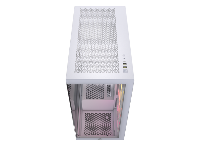 CORSAIR - iCUE LINK 3500X RGB ATX Mid-Tower PC Case - White - image 4