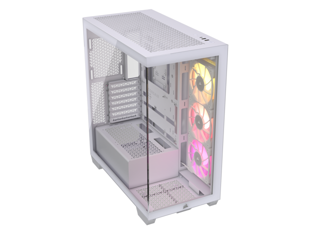 CORSAIR - iCUE LINK 3500X RGB ATX Mid-Tower PC Case - White - image 6