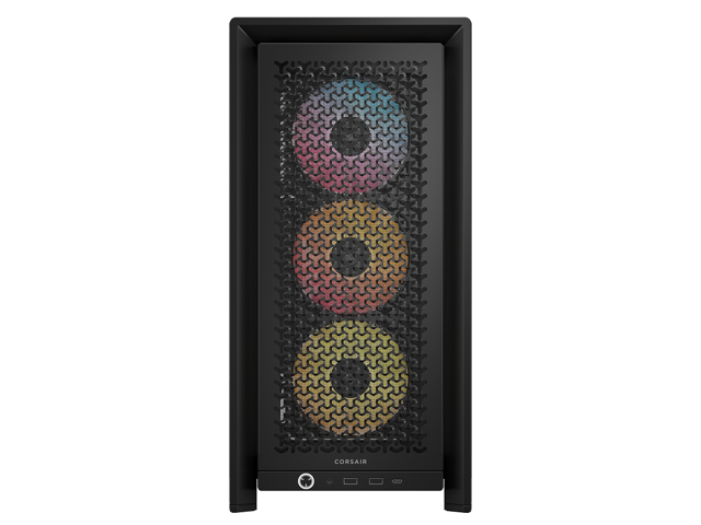 CORSAIR - FRAME 4000D RS ARGB ATX Mid-Tower PC Case - Black - image 9