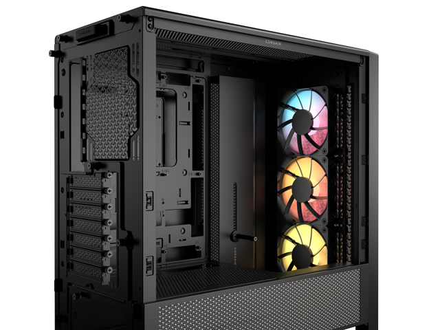 CORSAIR - FRAME 4000D RS ARGB ATX Mid-Tower PC Case - Black - image 12