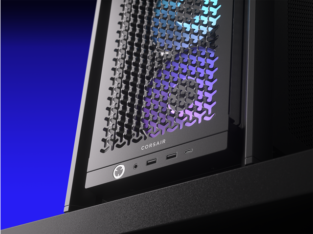 CORSAIR - FRAME 4000D RS ARGB ATX Mid-Tower PC Case - Black - image 6