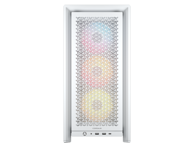 CORSAIR - FRAME 4000D RS ARGB ATX Mid-Tower PC Case - White - image 10