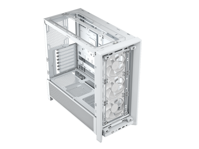 CORSAIR - FRAME 4000D RS ATX Mid-Tower PC Case - White - image 11