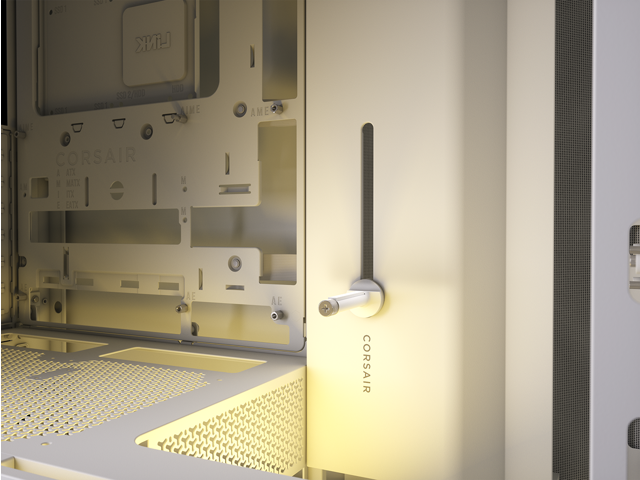 CORSAIR - FRAME 4000D RS ATX Mid-Tower PC Case - White - image 6