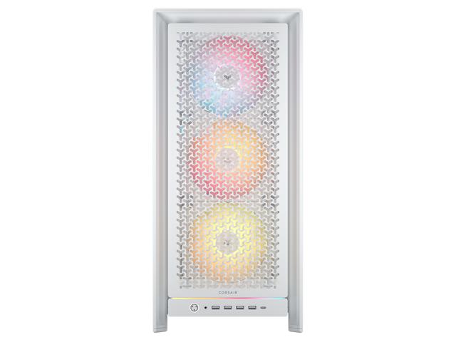 CORSAIR - 5000D RS ARGB Mid-Tower Modular PC Case - White - image 3