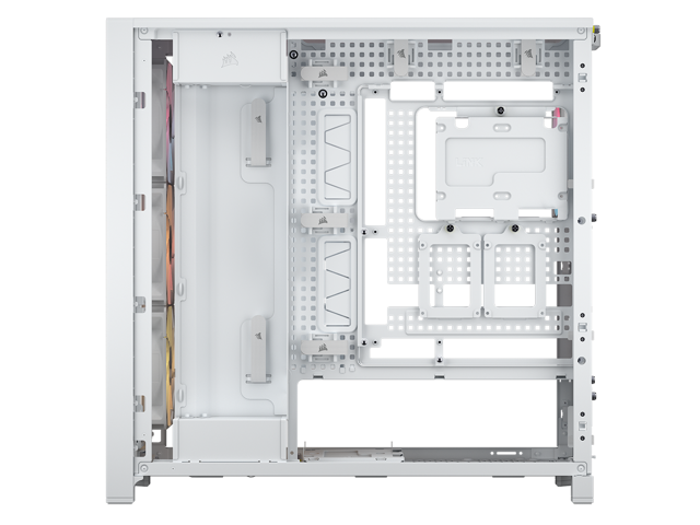 CORSAIR - 5000D RS ARGB Mid-Tower Modular PC Case - White - image 7
