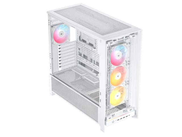 CORSAIR - 5000D RS ARGB Mid-Tower Modular PC Case - White - image 11
