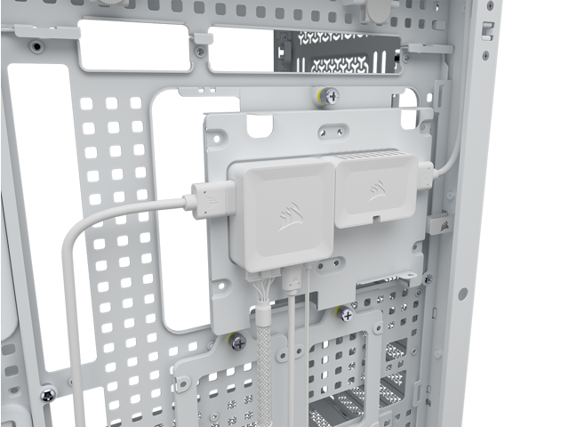 CORSAIR - 5000D RS Mid-Tower Modular PC Case - White - image 3