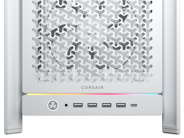 CORSAIR - 5000D RS Mid-Tower Modular PC Case - White - image 11