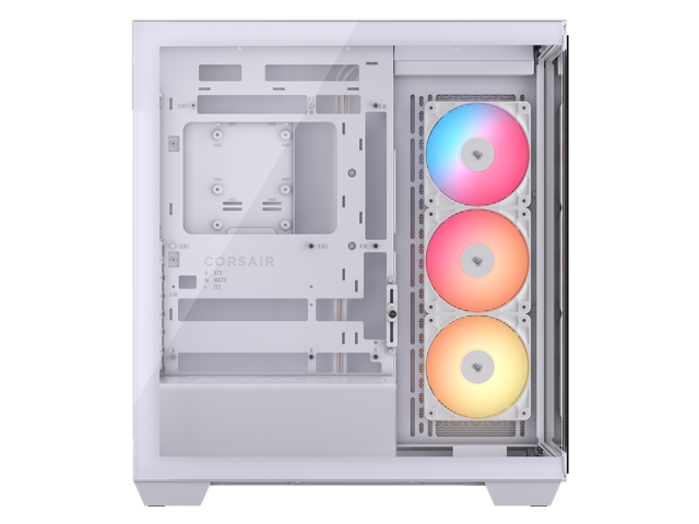 CORSAIR - 3500X RS-R ARGB ATX Mid-Tower PC Case - White - image 5