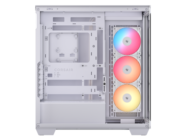 CORSAIR - 3500X RS-R ARGB ATX Mid-Tower PC Case - White - image 6