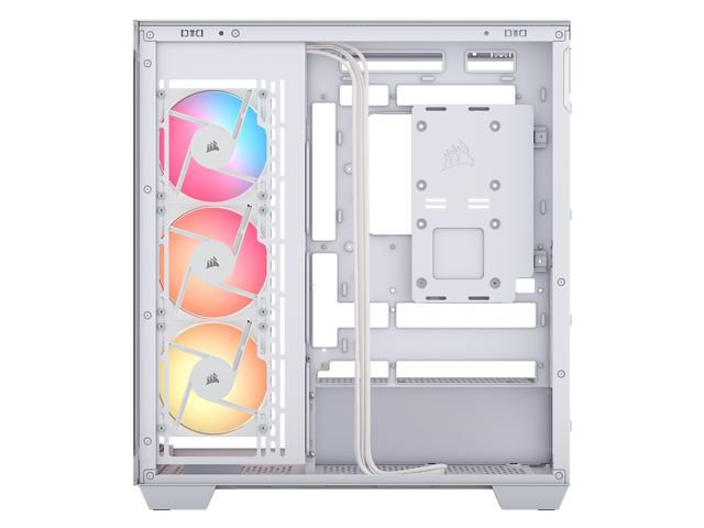 CORSAIR - 3500X RS-R ARGB ATX Mid-Tower PC Case - White - image 7