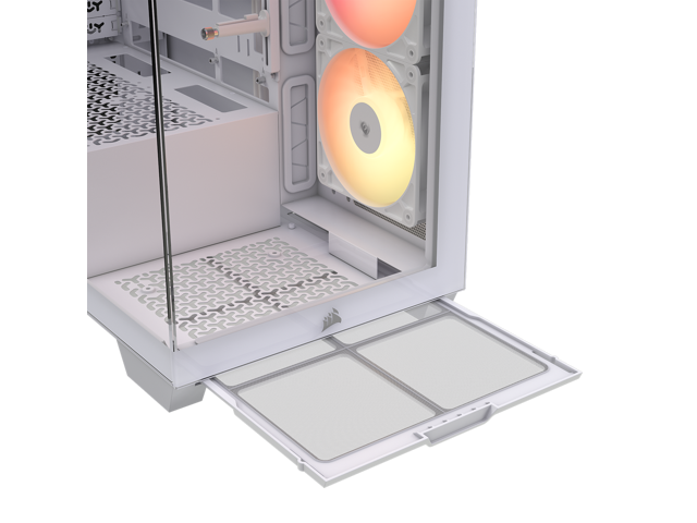 CORSAIR - 3500X RS-R ARGB ATX Mid-Tower PC Case - White - image 10