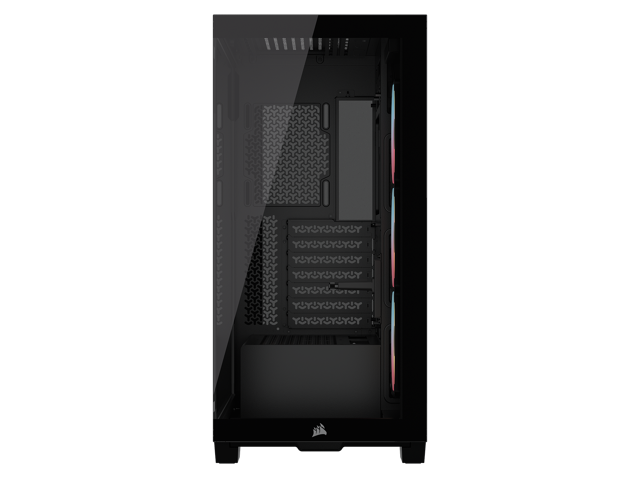 CORSAIR - 3500X LX-R RGB iCUE LINK Mid-Tower PC Case - Black - image 6