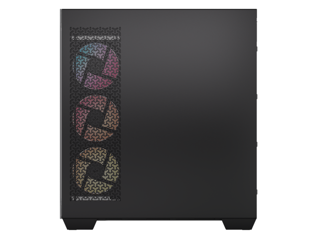 CORSAIR - 3500X LX-R RGB iCUE LINK Mid-Tower PC Case - Black - image 11