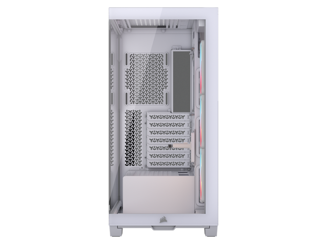 CORSAIR - 3500X LX-R RGB iCUE LINK Mid-Tower PC Case - White - image 4