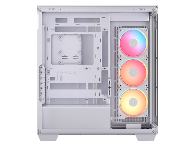 CORSAIR - 3500X LX-R RGB iCUE LINK Mid-Tower PC Case - White - image 6