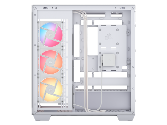 CORSAIR - 3500X LX-R RGB iCUE LINK Mid-Tower PC Case - White - image 7