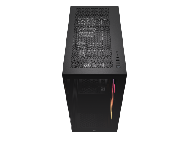 CORSAIR - 3500X RS-R ARGB ATX Mid-Tower PC Case - Black - image 4