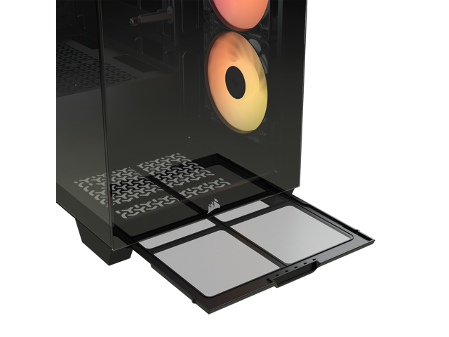 CORSAIR - 3500X RS-R ARGB ATX Mid-Tower PC Case - Black - image 12