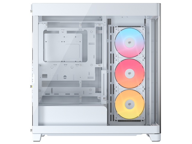 CORSAIR - FRAME 4500X RS-R ARGB Panoramic Glass Mid-Tower PC Case - White - image 4