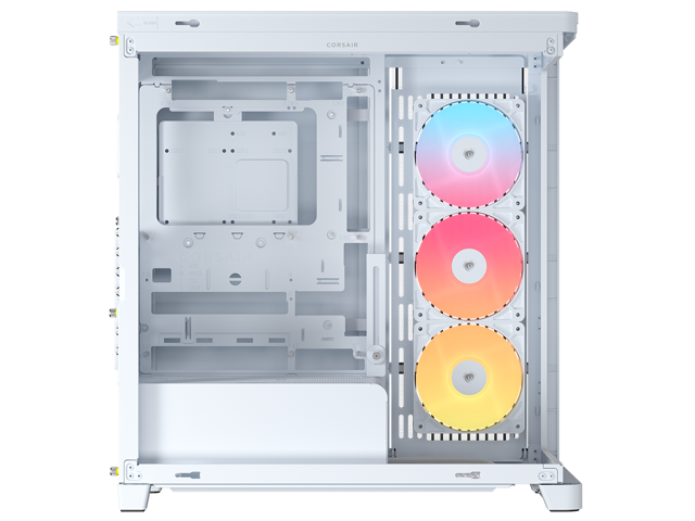 CORSAIR - FRAME 4500X RS-R ARGB Panoramic Glass Mid-Tower PC Case - White - image 5