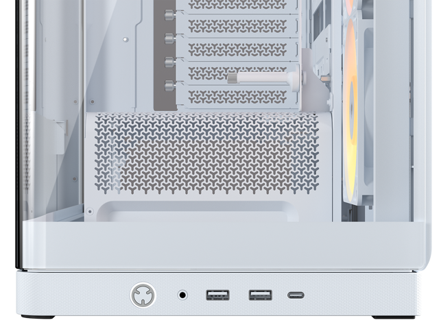 CORSAIR - FRAME 4500X RS-R ARGB Panoramic Glass Mid-Tower PC Case - White - image 8