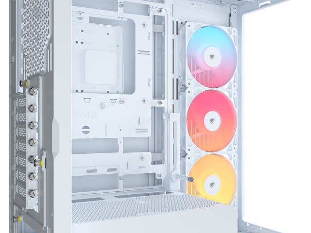 CORSAIR - FRAME 4500X RS-R ARGB Panoramic Glass Mid-Tower PC Case - White - image 10