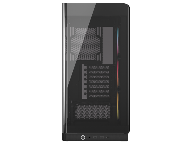 CORSAIR FRAME 4500X LX-R RGB LINK Panoramic Glass Mid-Tower PC Case - Panoramic Glass Exterior - InfiniRail Fan Mounting System - Fits Dual 360mm...