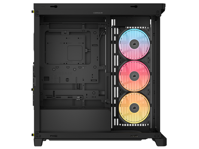 CORSAIR FRAME 4500X LX-R RGB LINK Panoramic Glass Mid-Tower PC Case - Panoramic Glass Exterior - InfiniRail Fan Mounting System - Fits Dual 360mm...