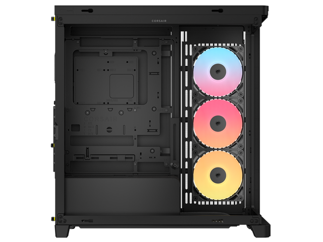 CORSAIR - FRAME 4500X RS-R ARGB Panoramic Glass Mid-Tower PC Case - Black - image 6