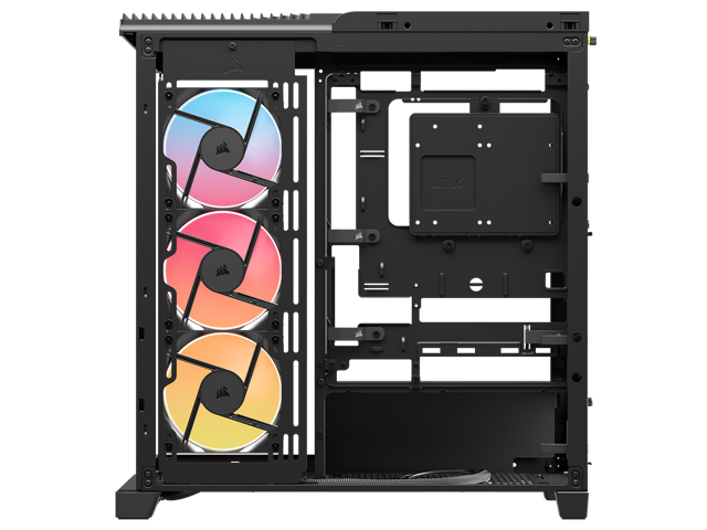 CORSAIR - FRAME 4500X RS-R ARGB Panoramic Glass Mid-Tower PC Case - Black - image 8