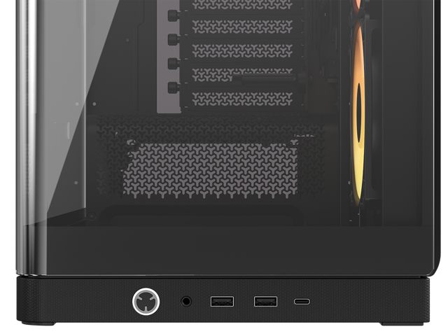 CORSAIR - FRAME 4500X RS-R ARGB Panoramic Glass Mid-Tower PC Case - Black - image 9