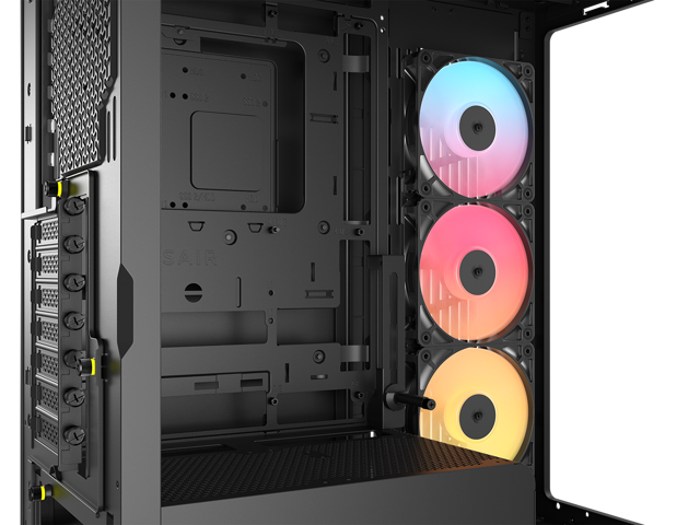 CORSAIR - FRAME 4500X RS-R ARGB Panoramic Glass Mid-Tower PC Case - Black - image 11