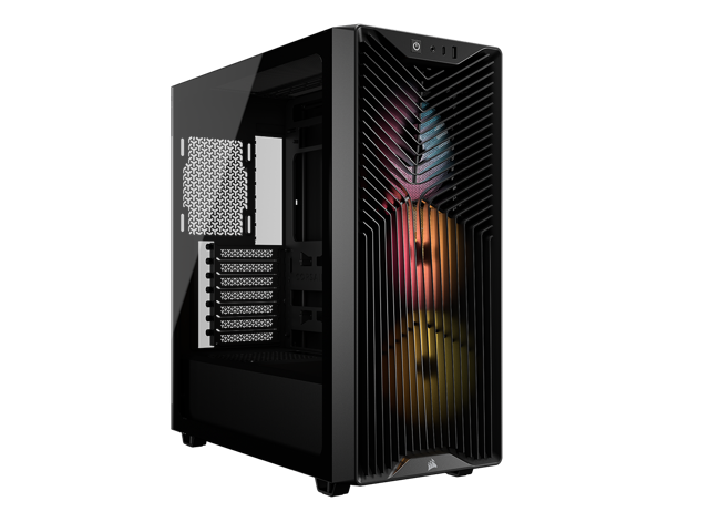 The CORSAIR 3200D RS ARGB is a spacious and fully-loaded mid-tower chassis with 3x RS120 ARGB fans and useful DIY features for an easy build with... Case