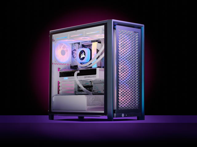 CORSAIR FRAME 4000D Modular High Airflow Mid-Tower PC Case, Vault Series - Nova - Fully Customizable Design - InfiniRail Fan Mounting System - Fits...