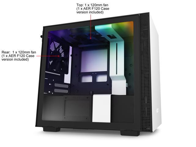 NZXT H210i - Mini-ITX PC Gaming Case - Front I/O USB Type-C Port - Tempered Glass Side Panel Cable Management - Water-Cooling Ready - Integrated...