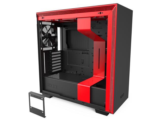 NZXT H710 - ATX Mid Tower PC Gaming Case - Front I/O USB Type-C Port - Quick-Release Tempered Glass Side Panel - Cable Management System.