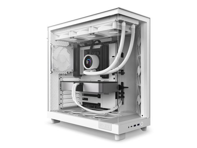 NZXT - H6 Flow ATX Mid-Tower PC Case with Dual Chamber - White - image 3