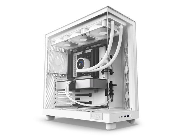 NZXT - H6 Flow ATX Mid-Tower PC Case with Dual Chamber - White - image 4