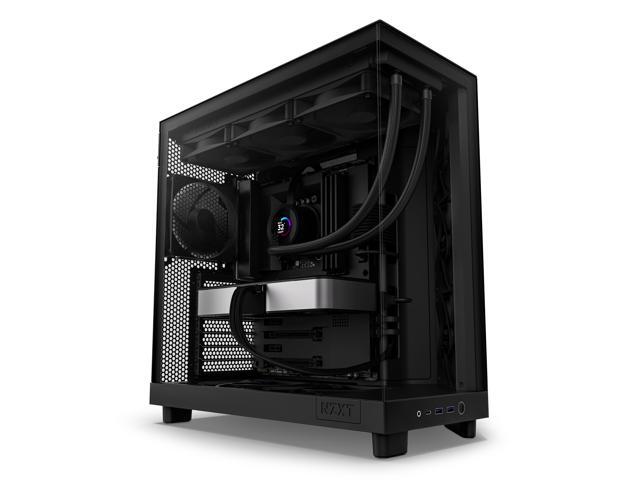NZXT - H6 Flow ATX Mid-Tower PC Case with Dual Chamber - Black - image 4